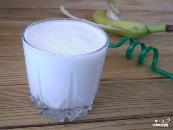 Рецепт коктейля с зеленым бананом