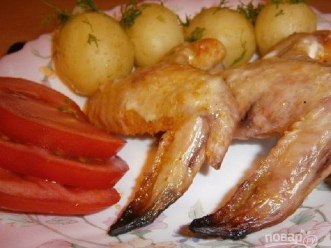 Рецепт куриных крылышек в лимонном сиропе