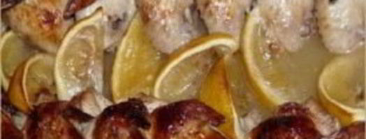 куриные крылышки в лимонном сиропе. Шаг 4