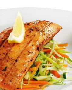 Лосось в кленовом сиропе и имбире