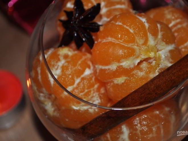 Рецепт мандаринов в пряном сиропе
