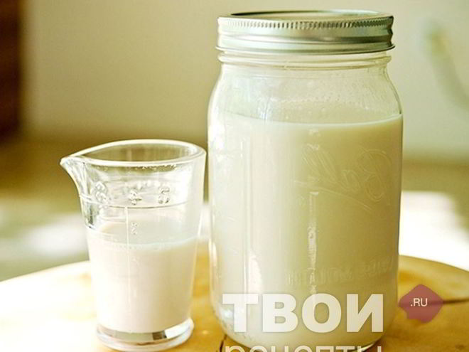 Рецепт миндального молока