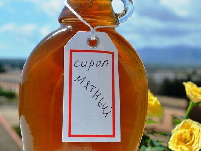 Рецепт мятного сиропа