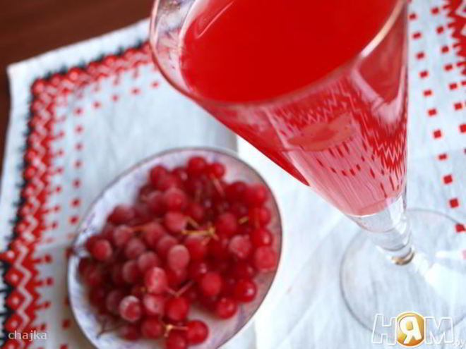 Рецепт напитка из калины с мятой и медом