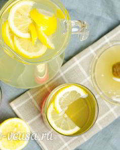 Напиток из лимона и меда