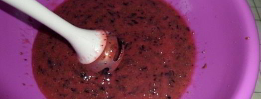 напиток из ревеня и черной смородины. Шаг 5