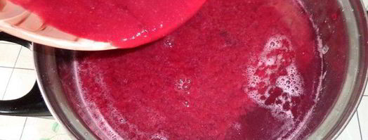 напиток из ревеня и черной смородины. Шаг 9