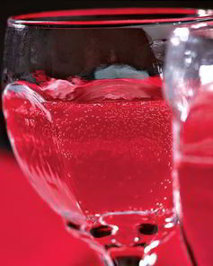 Напиток с клюквой и гранатом