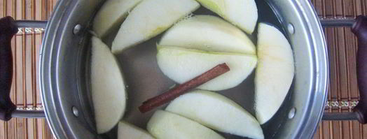 напиток с яблоком и корицей. Шаг 3