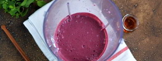 протеиновый коктейль с черникой и творогом. Шаг 5