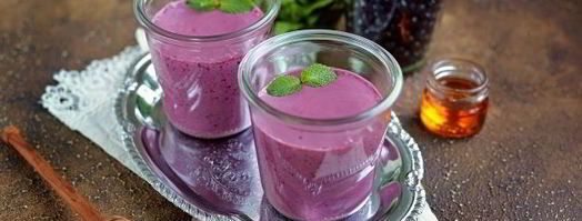 протеиновый коктейль с черникой и творогом. Шаг 6