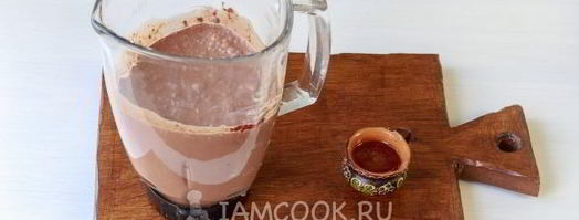 протеиновый коктейль шоколадный. Шаг 5