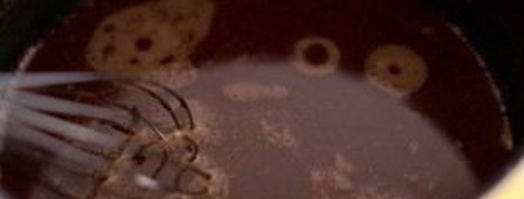 шоколадный сироп. Шаг 3