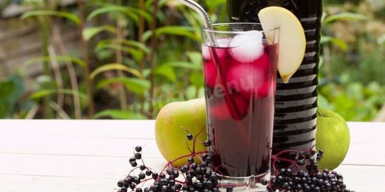 Сироп из бузины и яблок