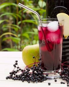 Сироп из бузины и яблок