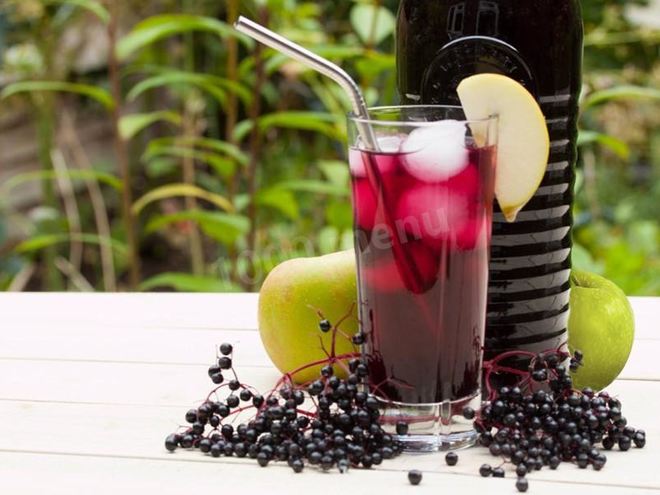 Рецепт сиропа из бузины и яблок