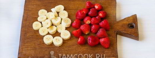 клубнично-банановый смузи. Шаг 5