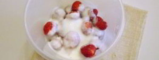 клубничный смузи. Шаг 3