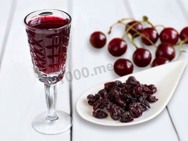 Рецепт вина из вяленой вишни