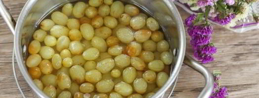 виноград в сиропе на зиму. Шаг 7