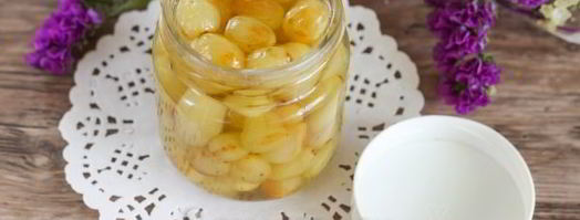 виноград в сиропе на зиму. Шаг 8