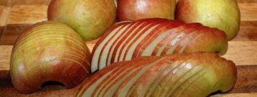 яблочные розы в абрикосовом сиропе. Шаг 2