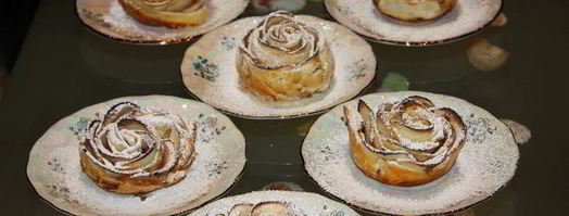 яблочные розы в абрикосовом сиропе. Шаг 13