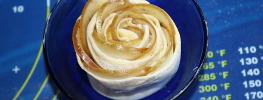 яблочные розы в абрикосовом сиропе. Шаг 8