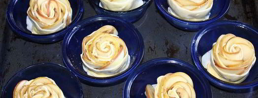 яблочные розы в абрикосовом сиропе. Шаг 9