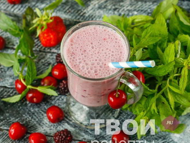 Рецепт ягодного коктейля