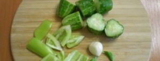 зеленый коктейль для сыроедов. Шаг 2