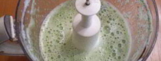 зеленый коктейль для сыроедов. Шаг 4