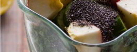 зеленый коктейль с горохом. Шаг 2