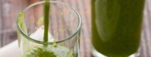 зеленый коктейль с горохом. Шаг 3