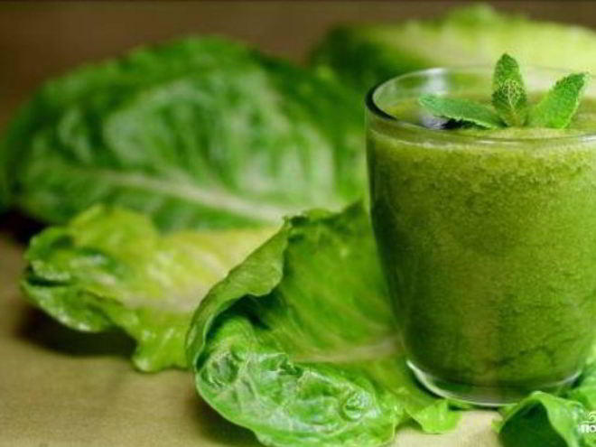 Рецепт зеленого коктейля с манго