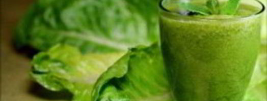 зеленый коктейль с манго. Шаг 3