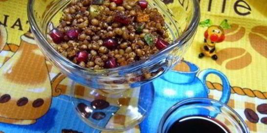 Зерна пшеницы в сиропе