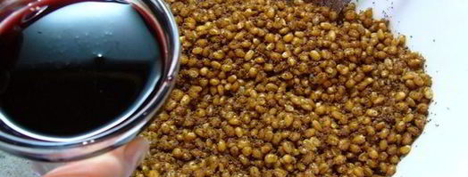 зерна пшеницы в сиропе. Шаг 3