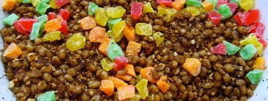 зерна пшеницы в сиропе. Шаг 5