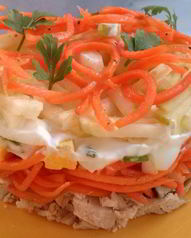 Салаты из моркови