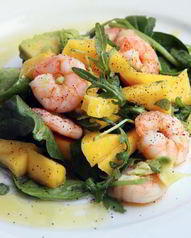 Салаты с креветками