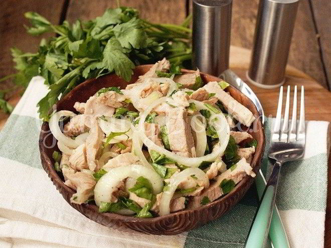 Рецепт деревенского свадебного салата