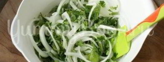 деревенский свадебный салат. Шаг 3