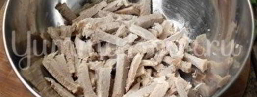 деревенский свадебный салат. Шаг 5