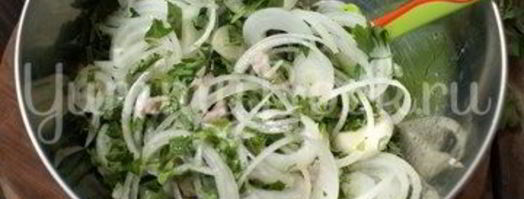 деревенский свадебный салат. Шаг 6