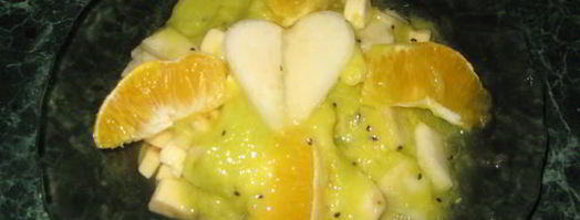 фруктово-заливной салатик. Шаг 3