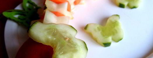 фруктовый салат гусеничка. Шаг 14