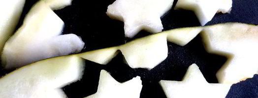 фруктовый салат гусеничка. Шаг 4