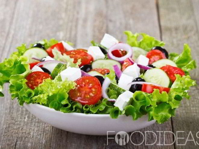 Рецепт греческого салата с брынзой