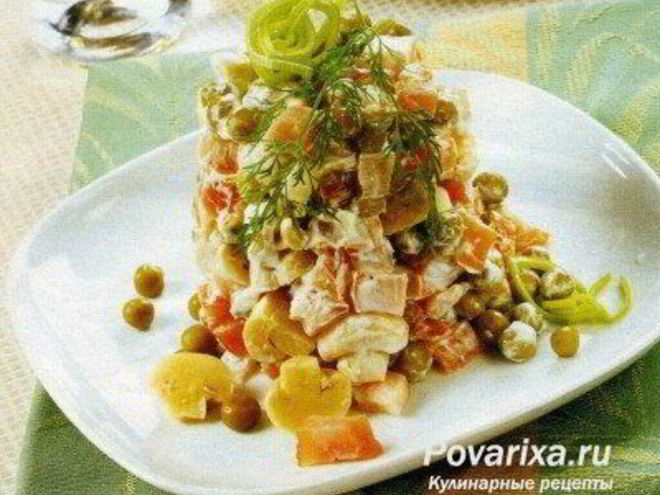 Рецепт грибного салата пальчики оближешь